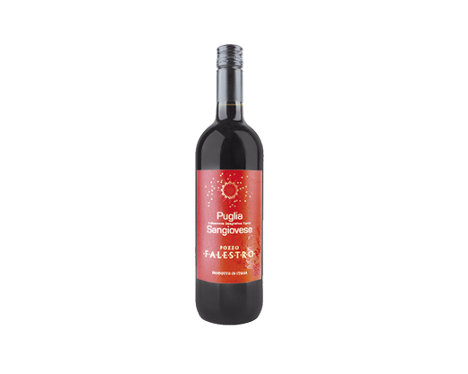 Вино Sangiovese Puglia червоне сухе 12%, 0.75 л Pozzo Falestro™