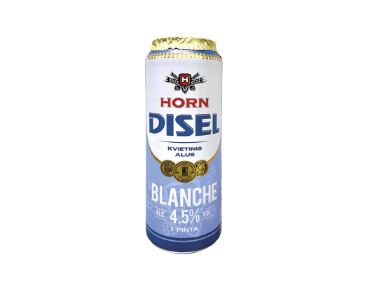 Пиво світле Blanche Can 4.5%, 0.56 л Horn Disel™