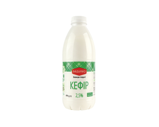 Кефір 2.5%, 870 г Радимо™