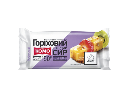 Сир твердий Горіховий 50%, 150 г Комо™