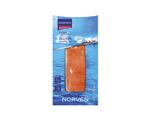 Сьомга слабосолена філе-шматок, 180 г Norven™