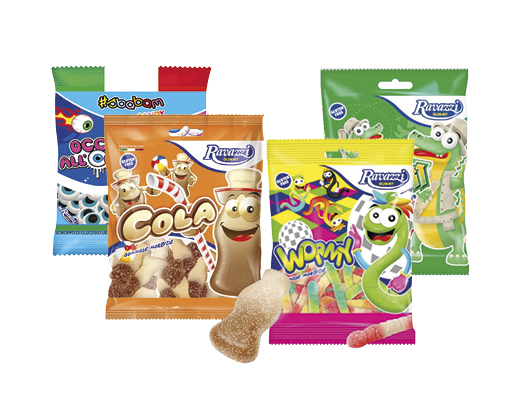 Цукерки желейні в асортименті, 80 г, 90 г Ravazzi™