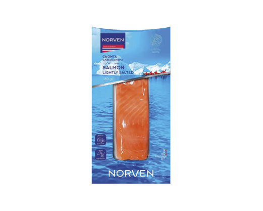 Сьомга слабосолена філе-шматок, 180 г Norven™